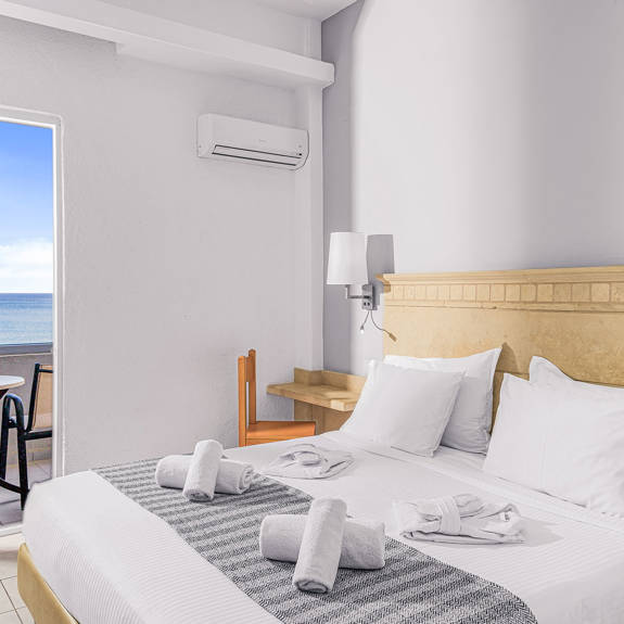 Glaros Hotel Hersonissos Crete Superior Or Seaview Room 5