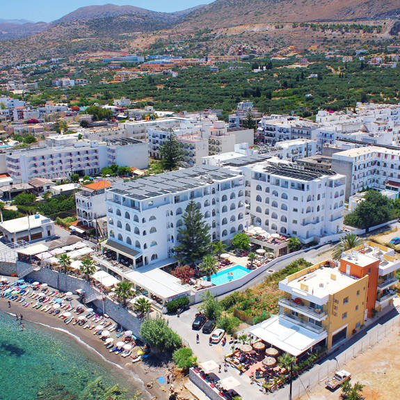 Glaros Beach Hotel Hersonissos Crete 4 Beach